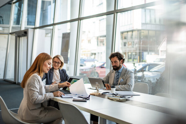 Business sale meeting